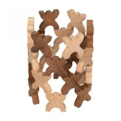 XManis 48 Bonshommes En Bois à Empiler Goki Nature -Jeujouethique Boutique 48 personnages a empiler goki nature 58717 1