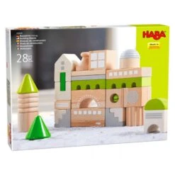 Blocs De Construction Haba - 28 Pièces -Jeujouethique Boutique blocs construction haba 28 pieces 305456 2