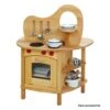 Cuisinière En Bois Massif -Jeujouethique Boutique cuisiniere bois massif huile nic toys 528830