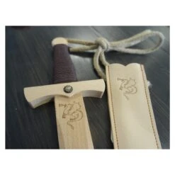 Dague Dragon Et Son Fourreau En Cuir Véritable 7 Dague Dragon Et Son Fourreau En Cuir Véritable -Jeujouethique Boutique dague avec fourreau cuir.jpg 2