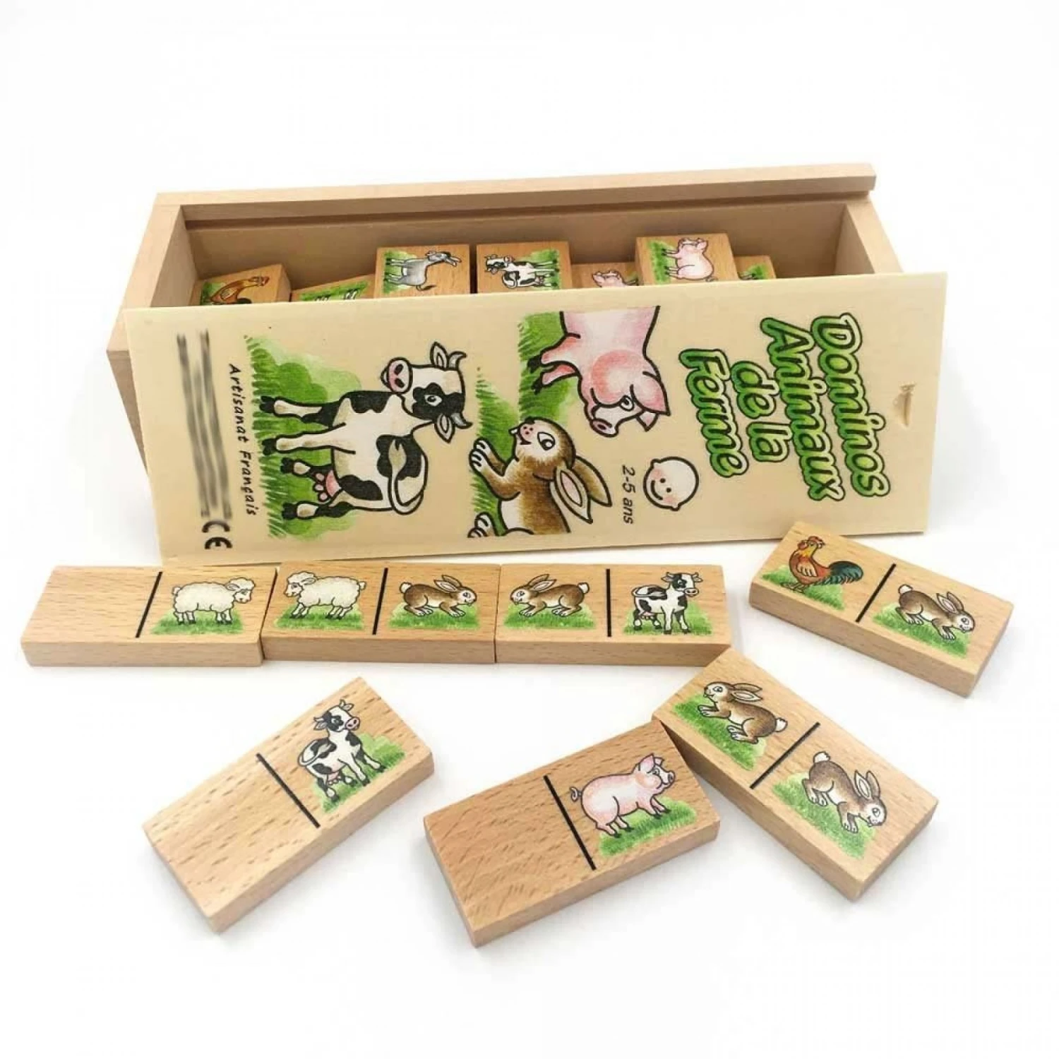 Dominos Des Animaux De La Ferme 2 Dominos Des Animaux De La Ferme – Image 2