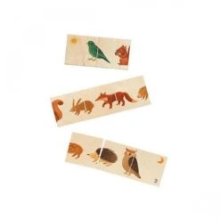 Dominos Des Animaux De La Forêt 5 Dominos Des Animaux De La Forêt -Jeujouethique Boutique dominos des animaux de la foret selecta 1 1