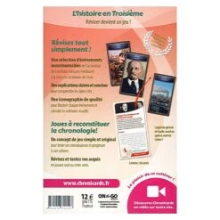 Chronicards L'histoire En 3ème -Jeujouethique Boutique histoire en troisieme chronicards 2