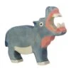 Hippopotame En Bois De Holztiger