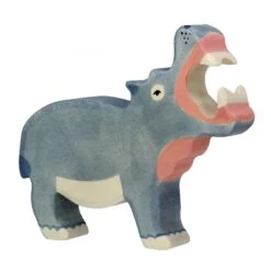 Hippopotame En Bois De Holztiger