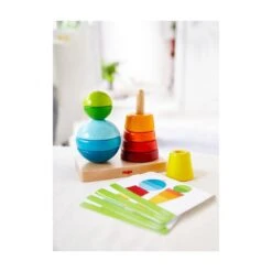 Haba Jeu à Enficher Formes Géométriques - 2 Ans -Jeujouethique Boutique jeu a enficher formes geometriques haba 305404 3