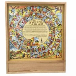 Jeu De L'oie Et Petits Chevaux En Hêtre -Jeujouethique Boutique jeu de l oie et petits chevaux artisan du jura 3 1