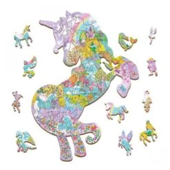 Woody Puzzle - Paysage Fantastique 48 Pcs - Ludattica -Jeujouethique Boutique ludattica puzzle woody licorne 2