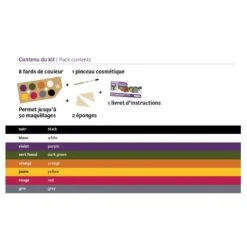 Kit De Maquillage 8 Couleurs Monde Des Horreurs -Jeujouethique Boutique maquillage 8 couleurs namaki monde des horreurs 110005 3
