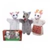 3 Marionnettes Loup Et Chèvres -Jeujouethique Boutique marionnettes loup et chevres artisan tcheque