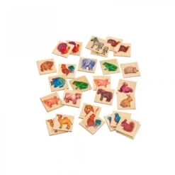 Mémo Zoo, Un Mémory En Bois -Jeujouethique Boutique memo zoo un memory en bois selecta 63008 3