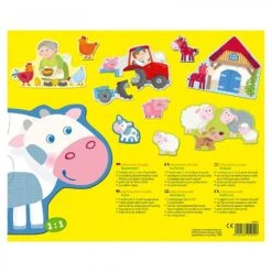 Haba Mon Premier Puzzle - La Ferme -Jeujouethique Boutique mon premier puzzle la ferme haba 305471 1