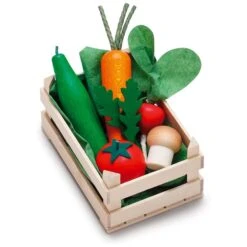 Petite Cagette De Légumes En Bois