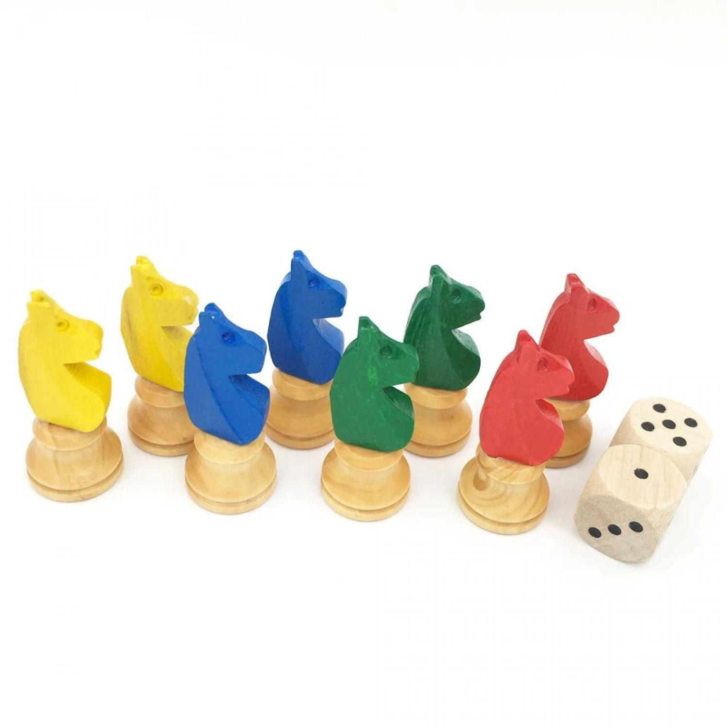 8 Pions Pour Jeu De Petits Chevaux 2 8 Pions Pour Jeu De Petits Chevaux – Image 2