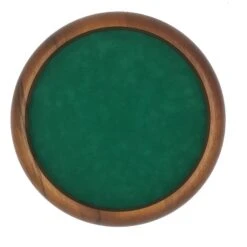 Piste De Dés Ronde En Bois 35 Cm -Jeujouethique Boutique piste des ronde en bois 35 cm artisan jurassien