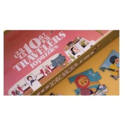 Puzzle 10 Voyageurs - 55 Pièces -Jeujouethique Boutique puzzle 10 voyageurs 55 pieces londji 2
