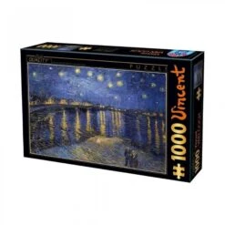 Puzzle 1000 Pièces Van Gogh - Nuit étoilée Sur Le Rhône