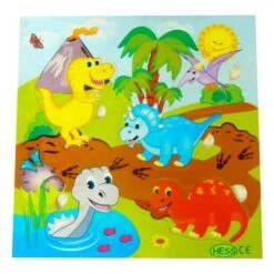 Puzzle En Bois Premier âge - Dinosaures