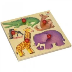 Puzzle En Bois Du Zoo