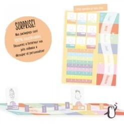 Ma Jolie Semaine - Jeu Magnétique -Jeujouethique Boutique semainier magnetique ma jolie semaine atelier gigogne 2