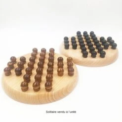 Solitaire En Bois Teinté -Jeujouethique Boutique solitaire en bois artisan du jura 1