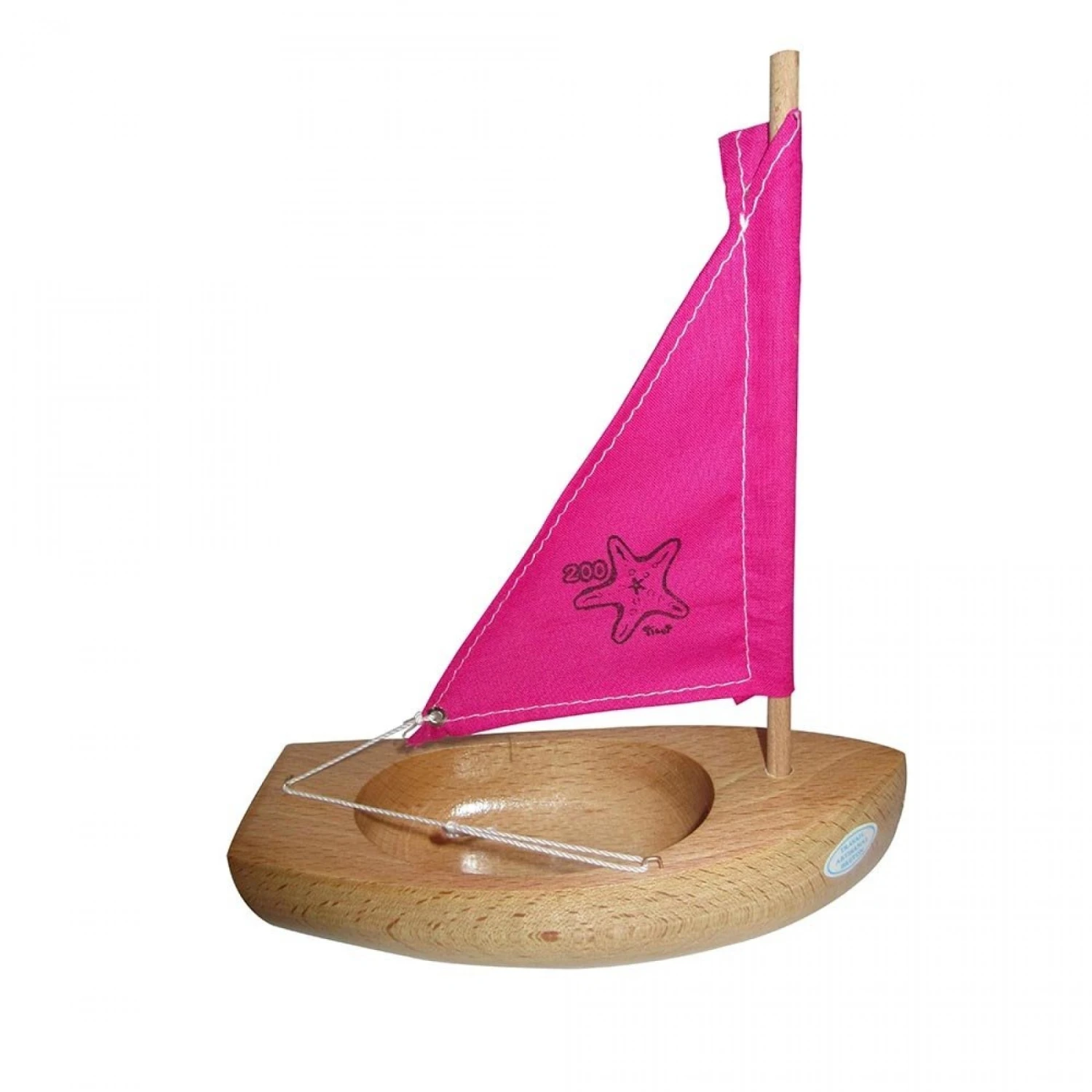 Thonier Petit Mousse 17 Cm - Voile Rose 1 Thonier Petit Mousse 17 Cm - Voile Rose