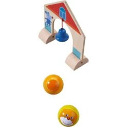Haba Toboggan à Billes Kullerbü - Complément Arche à Clochettes -Jeujouethique Boutique toboggan a billes kullerbu arche clochette haba 300853 3
