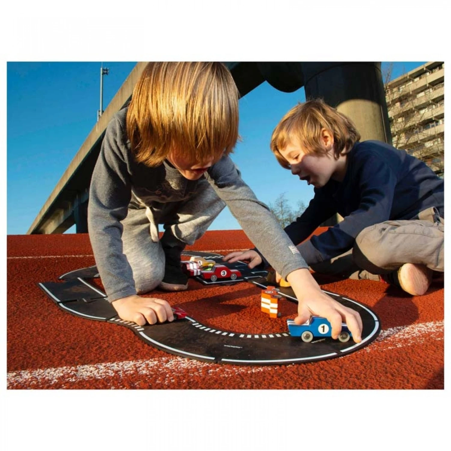 Circuit De Voitures WayToPlay Grand Prix Circuit - 24 Pièces 8 Circuit De Voitures WayToPlay Grand Prix Circuit - 24 Pièces – Image 8