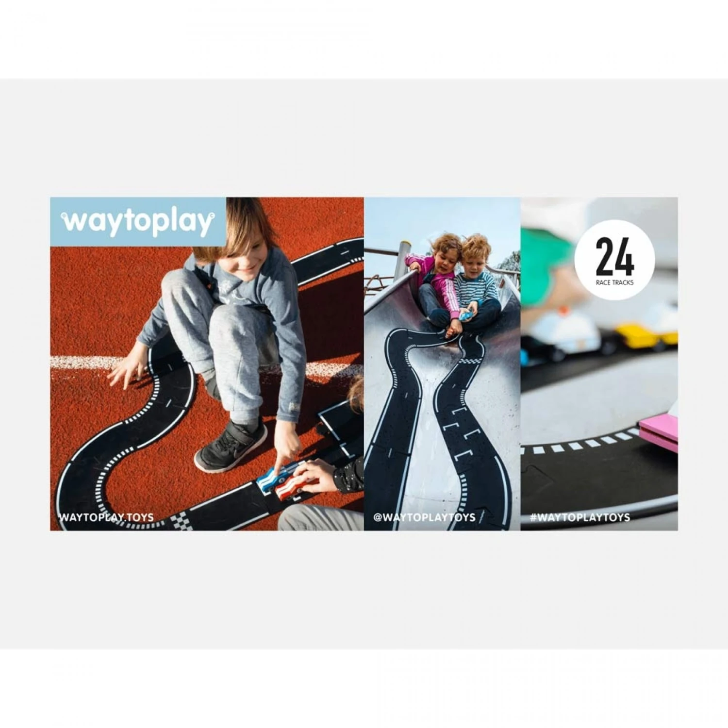Circuit De Voitures WayToPlay Grand Prix Circuit - 24 Pièces 9 Circuit De Voitures WayToPlay Grand Prix Circuit - 24 Pièces – Image 9