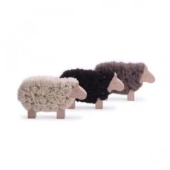 Woody Le Mouton Laine écrue -Jeujouethique Boutique woody le mouton jeu tricot lacage les jouets libres 1jpg